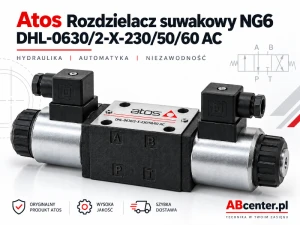 Rozdzielacz suwakowy Atos NG6 DHL-0630/2-X-230/50/60 AC