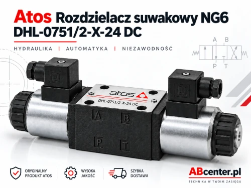 Rozdzielacz suwakowy NG6 Atos DHL-0751/2-X-24 DC 350 bar