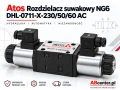 Rozdzielacz suwakowy NG6 Atos DHL-0711-X-230/50/60 AC