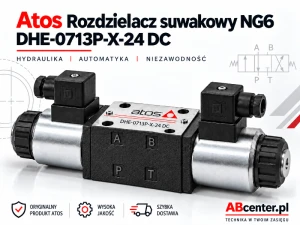 Rozdzielacz suwakowy NG6 Atos DHE-0713P-X-24 DC