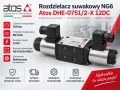 Rozdzielacz suwakowy NG6 Atos DHE-0751/2-X 12DC