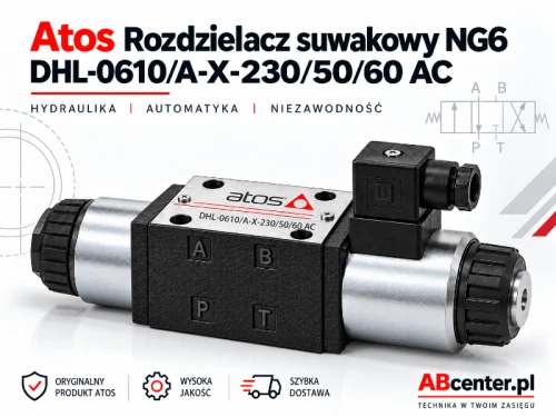Rozdzielacz suwakowy NG6 Atos DHL-0610/A-X-230/50/60 AC