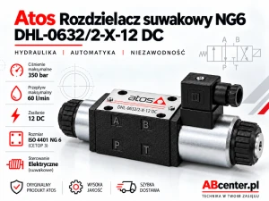 Rozdzielacz suwakowy NG6 Atos DHL-0632/2-X-12 DC