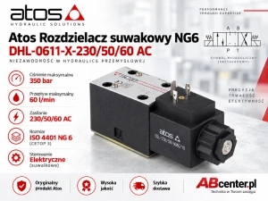Rozdzielacz suwakowy NG6 DHL-0611-X-230/50/60 AC