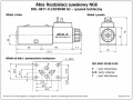 Rysunek techniczny rozdzielacza Atos DHL-0611-X-230/50/60 AC NG6