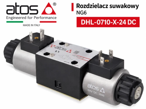 Rozdzielacz suwakowy NG6 Atos DHL-0710-X-24 DC – widok produktu