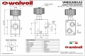 Schemat techniczny zaworu Walvoil VMDS2001A2