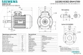Rysunek techniczny silnika Siemens SIMOTICS GP 1LE1002-0CB22-2KA4-ZY99