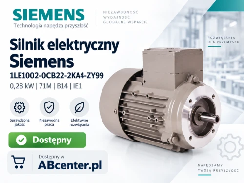 Silnik SIEMENS  elektryczny 1LE1002-0CB22-2KA4-ZY99