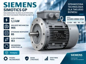 Silnik elektryczny Siemens 1LE1003-0EB02-2FA4 1,1kW 90S B5 IE3