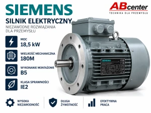 Silnik elektryczny Siemens 1LE1001-1EB23-4FA4 18,5 kW 180M B5 IE2