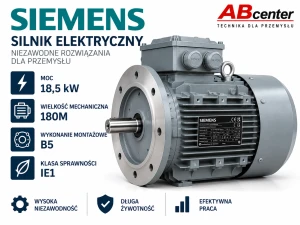 Silnik elektryczny Siemens 1LE1002-1EB23-4FA4 18,5 kW 180M B5 IE1