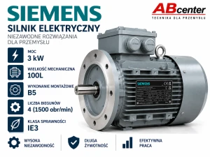 Silnik elektryczny Siemens 1LE1003-1AB53-4FA4 3kW 100L B5 IE3