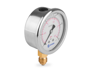 Manometr glicerynowy DN63 radialny 1/4” (0-25)bar M63RL1/4(0-25)H HYDRO
