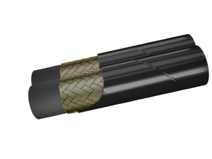 Wąż hydrauliczny Longlife podwójny DN-06 1SC 250bar T2E101K-04