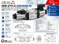 Rozdzielacz hydrauliczny Atos DHE-0711 – dane techniczne