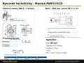 Silnik orbitalny Maxma MAP125CD rysunek techniczny