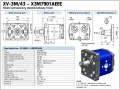 Rysunek techniczny Vivoil XV-3M/43 X3M7901AEEE Sklep ABcenter