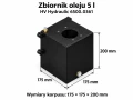 Wymiary zbiornika oleju 5 l 6500.0361