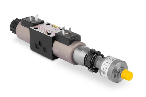 Rozdzielacz suwakowy Atos NG6 DHE-0711/FV-X 24DC