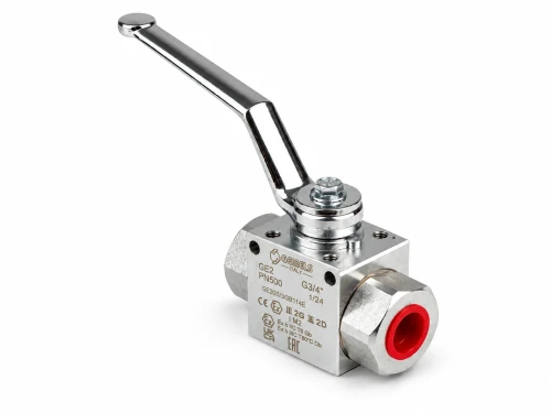 Zawór kulowy Gemels GE2 3/8 BSP DN10 500 bar GE2GGT25011AF50