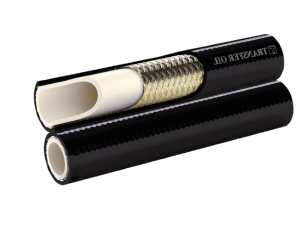 Wąż termoplastyczny hydrauliczny z jednym oplotem metalowym 1SB podwójny DN10 225bar 0884