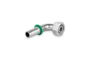 Końcówka do węża kolanko 90st. z nakrętką DKOL90 P52-16 M26x1,5 18L 0185-10-26