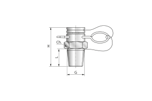 Przyłącze pomiarowe wtykowe 1/8" BSPT 51800000