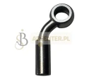 Końcówka banjo M10x1 przewodu hamulcowego dn 1/8" 45 boczna