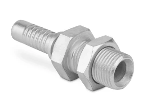 Końcówka do węża prosta grodziowa z gwintem zewnętrznym z przeciwnakrętką AGR-G C21-G-13 G1/2” G0350-08-08