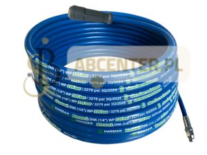 Wąż do czyszczenia kanalizacji 1SN 225 bar z dyszą 1/4 Karcher M22x1,5 20M