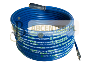 Wąż do czyszczenia kanalizacji 1SN 225 bar z dyszą 1/4 M22 Easy Lock 20M