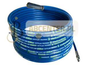 Wąż do czyszczenia kanalizacji 1SN 225 bar z dyszą 1/4 M22 Easy Lock 10M